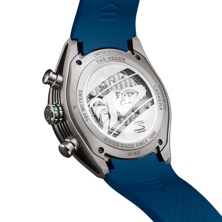 TAG Heuer TAG Heuer Carrera Chronograph Tourbillon Extreme Sport x Senna Automático 44 mm Titanio CBU5081.FT6274 Oferta especial