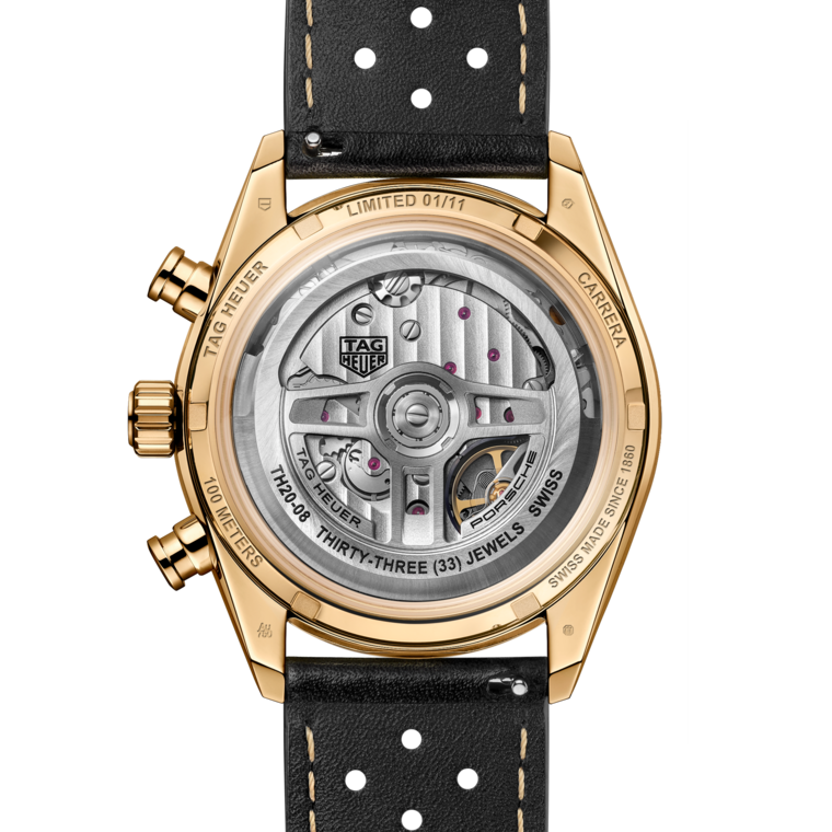 TAG Heuer TAG Heuer Carrera Chronosprint x Porsche Rallye Automático 42 mm Oro 3N CBS2041.EB0382 Tienda de fábrica