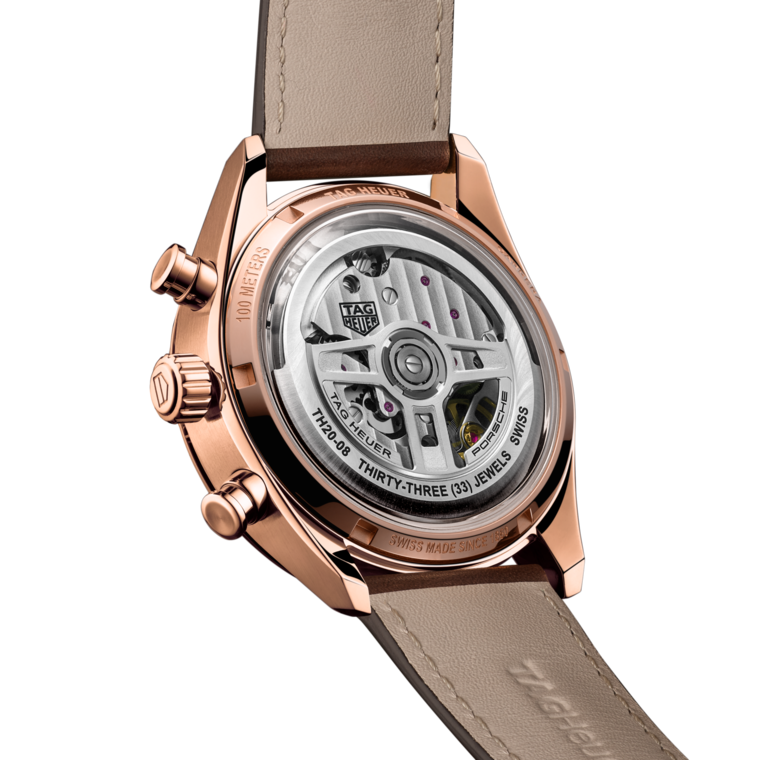 TAG Heuer TAG Heuer Carrera Chronosprint x Porsche Automático 42 mm Oro 5N CBS2040.FC8318 Limitado a 3 días