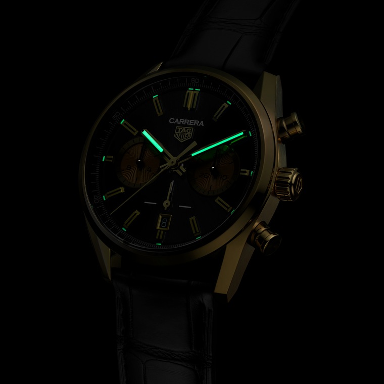 TAG Heuer TAG Heuer Carrera Chronograph Automático 42 mm Oro 3N CBN2044.FC8313 Última moda