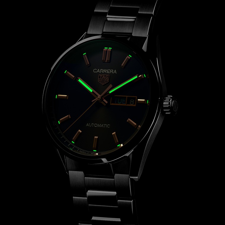 TAG Heuer TAG Heuer Carrera Day-Date Automático 41 mm Acero WBN2013.BA0640 Outlet online