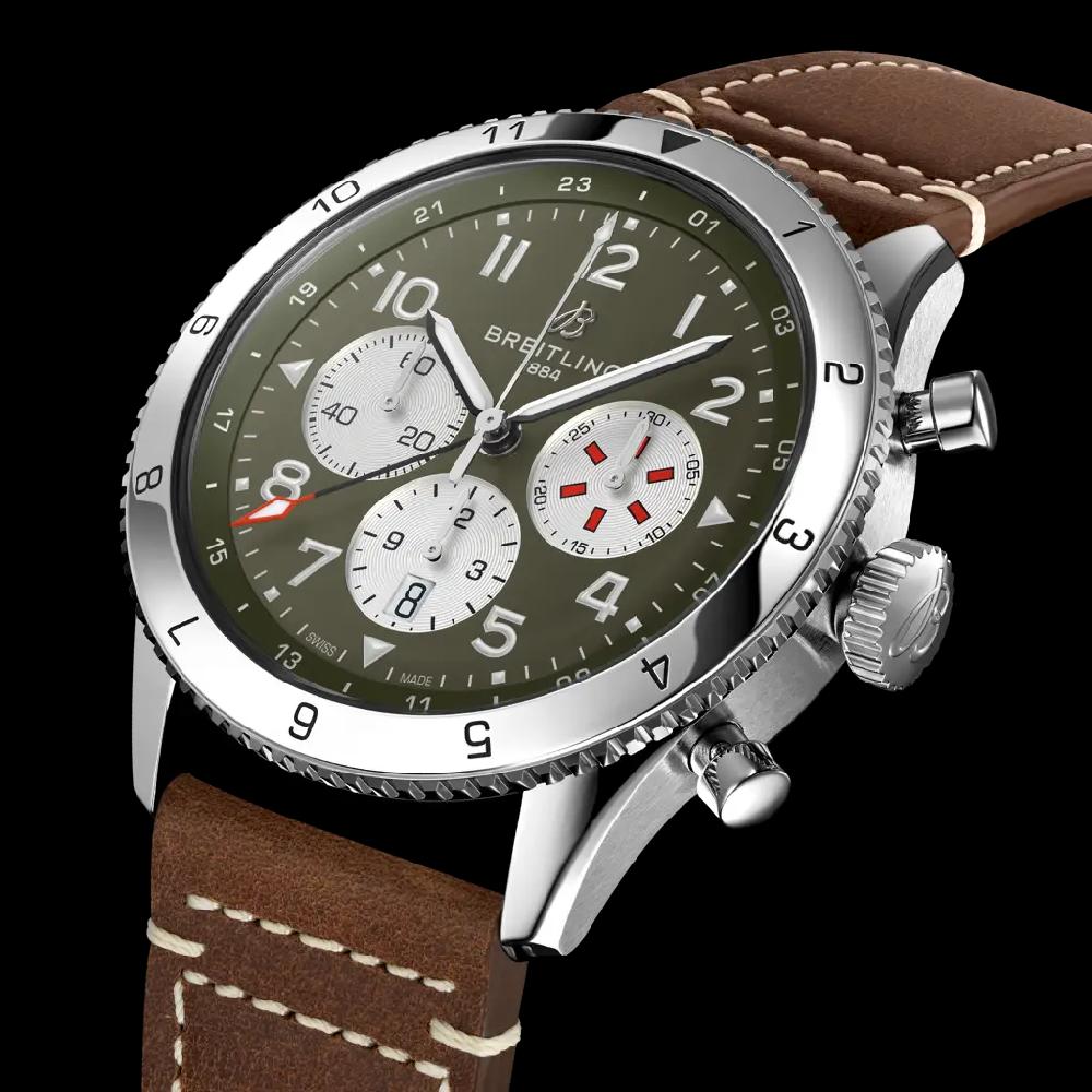 Breitling Super AVI B04 Chronograph GMT 46 Curtiss Warhawk Tienda de fábrica