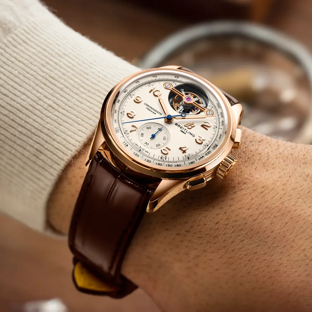 Breitling Premier B21 Chronograph Tourbillon 42 Léon Breitling Oferta exclusiva