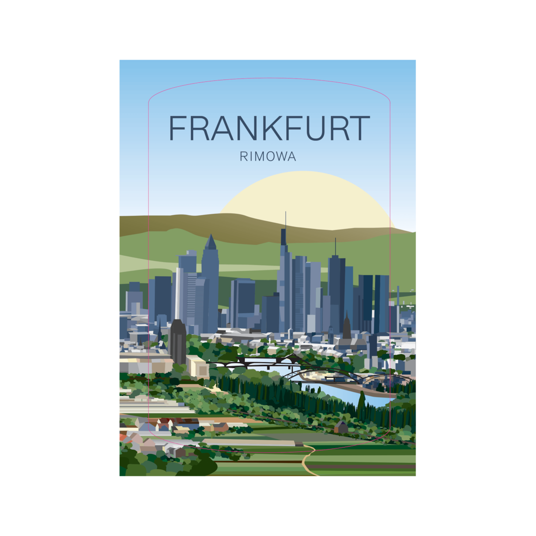 Rimowa PERSONALIZACIÓN - PEGATINAS DE CIUDADES Frankfurt
