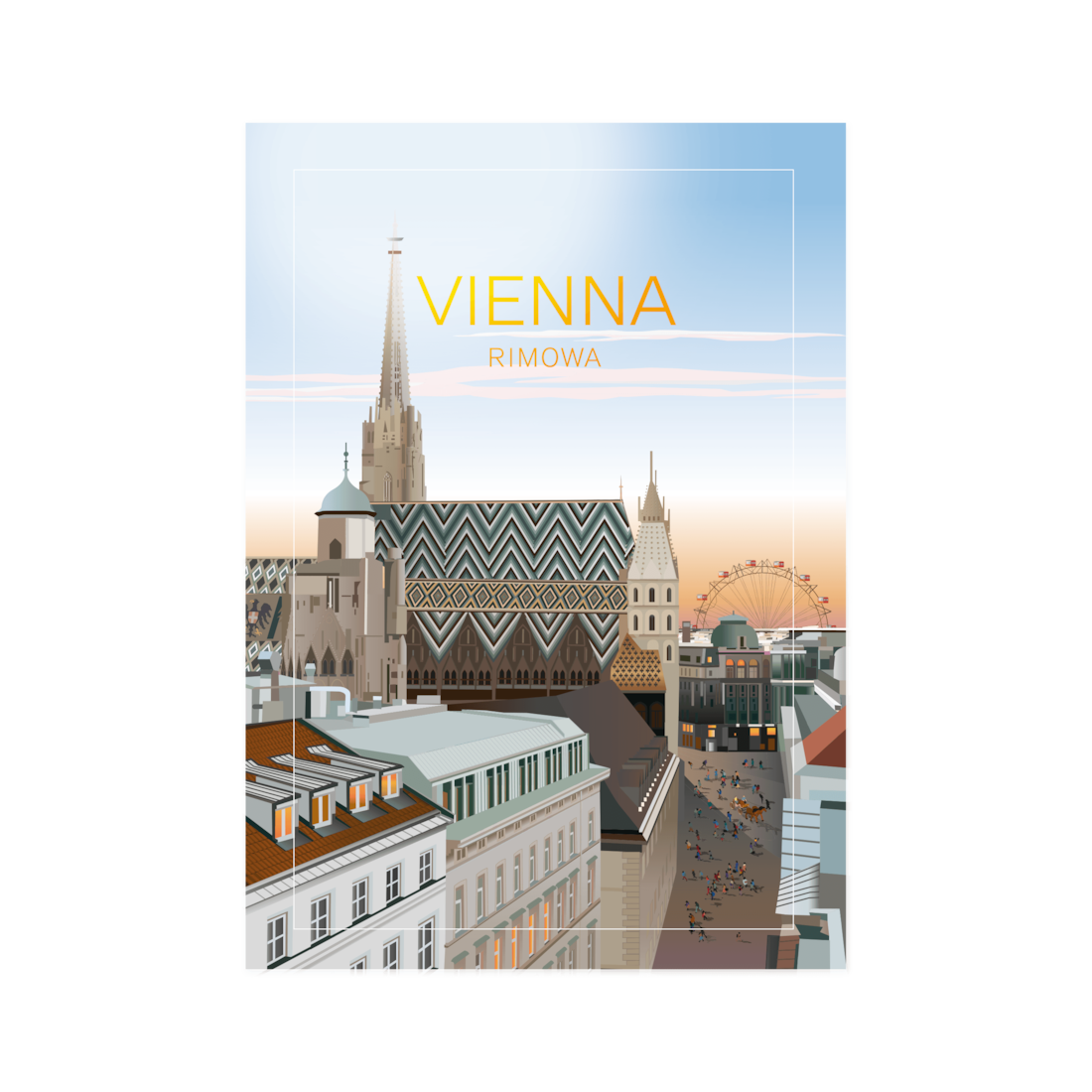 Rimowa PERSONALIZACIÓN - PEGATINAS DE CIUDADES Viena