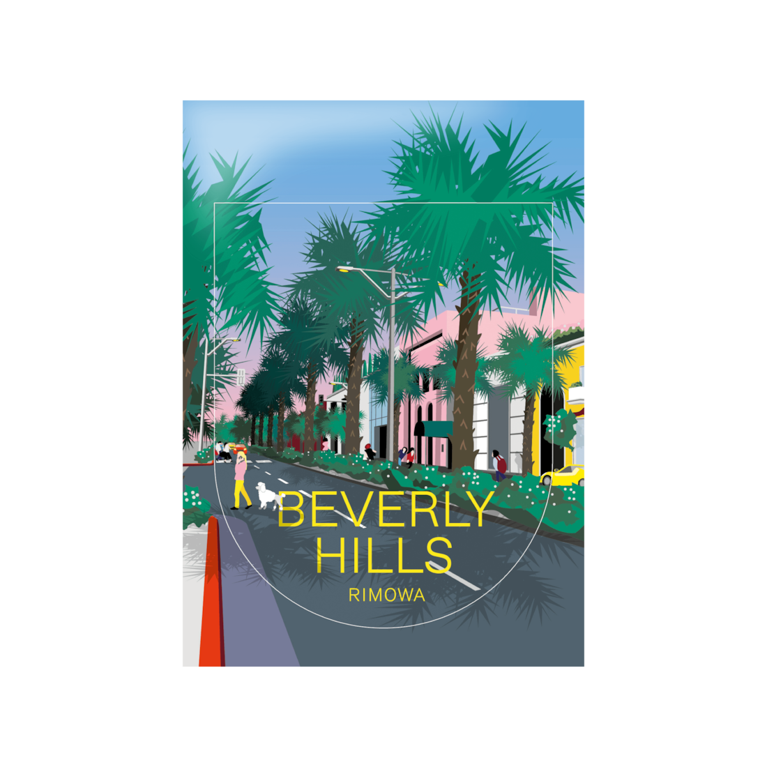 Rimowa PERSONALIZACIÓN - PEGATINAS DE CIUDADES Beverly Hills