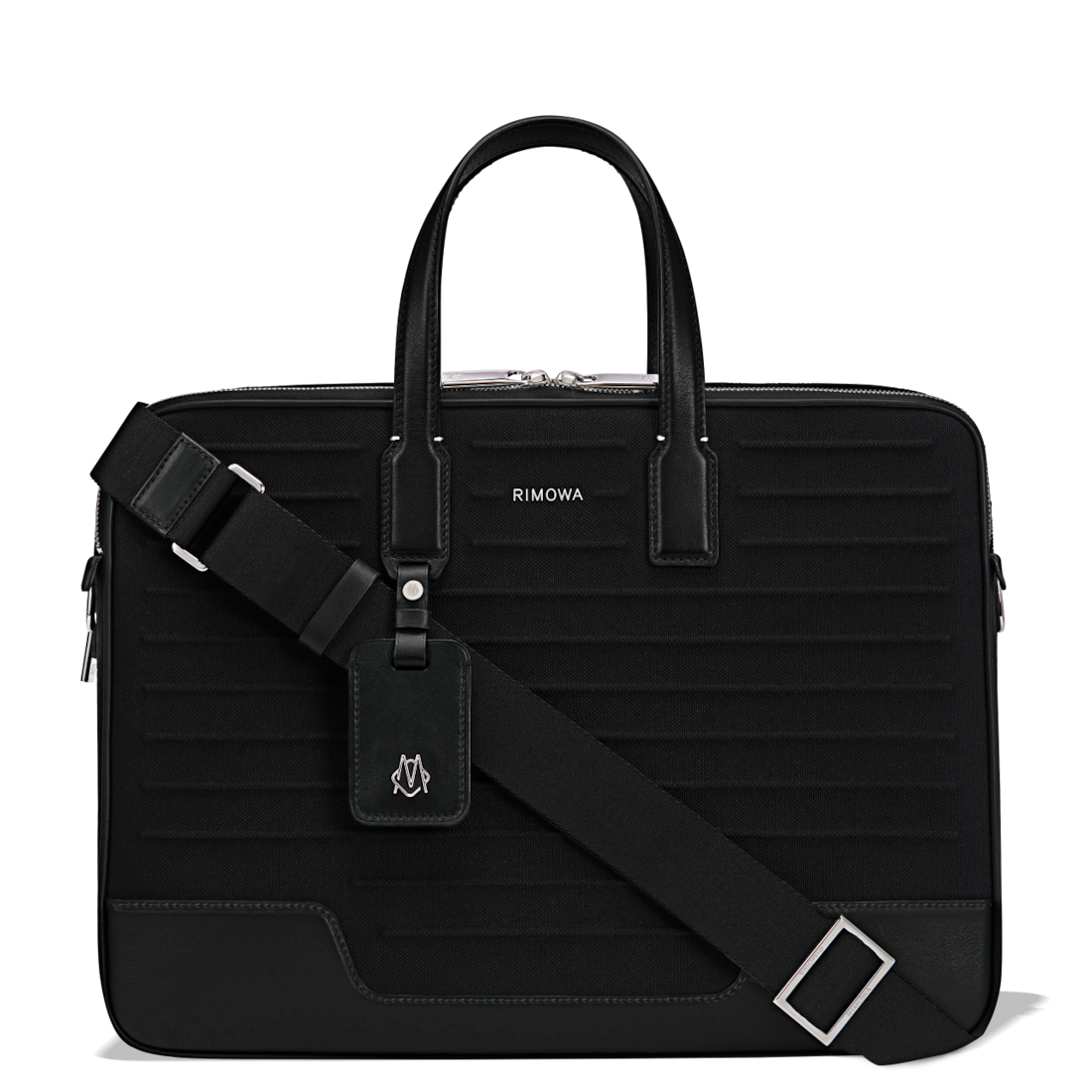 Rimowa Maletín de cuero y lona