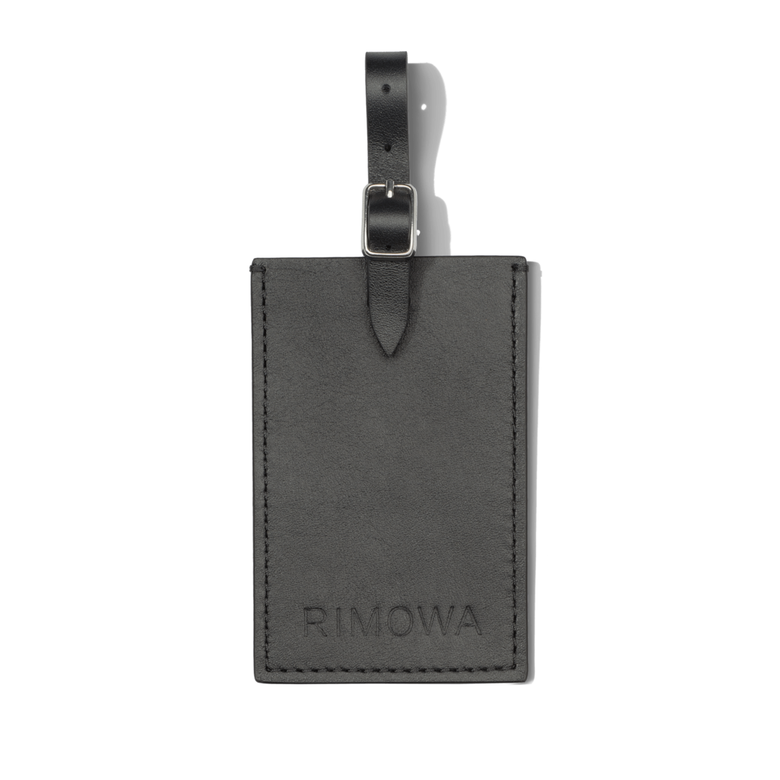 Rimowa Etiqueta de equipaje de cuero personalizada negro Envío gratis