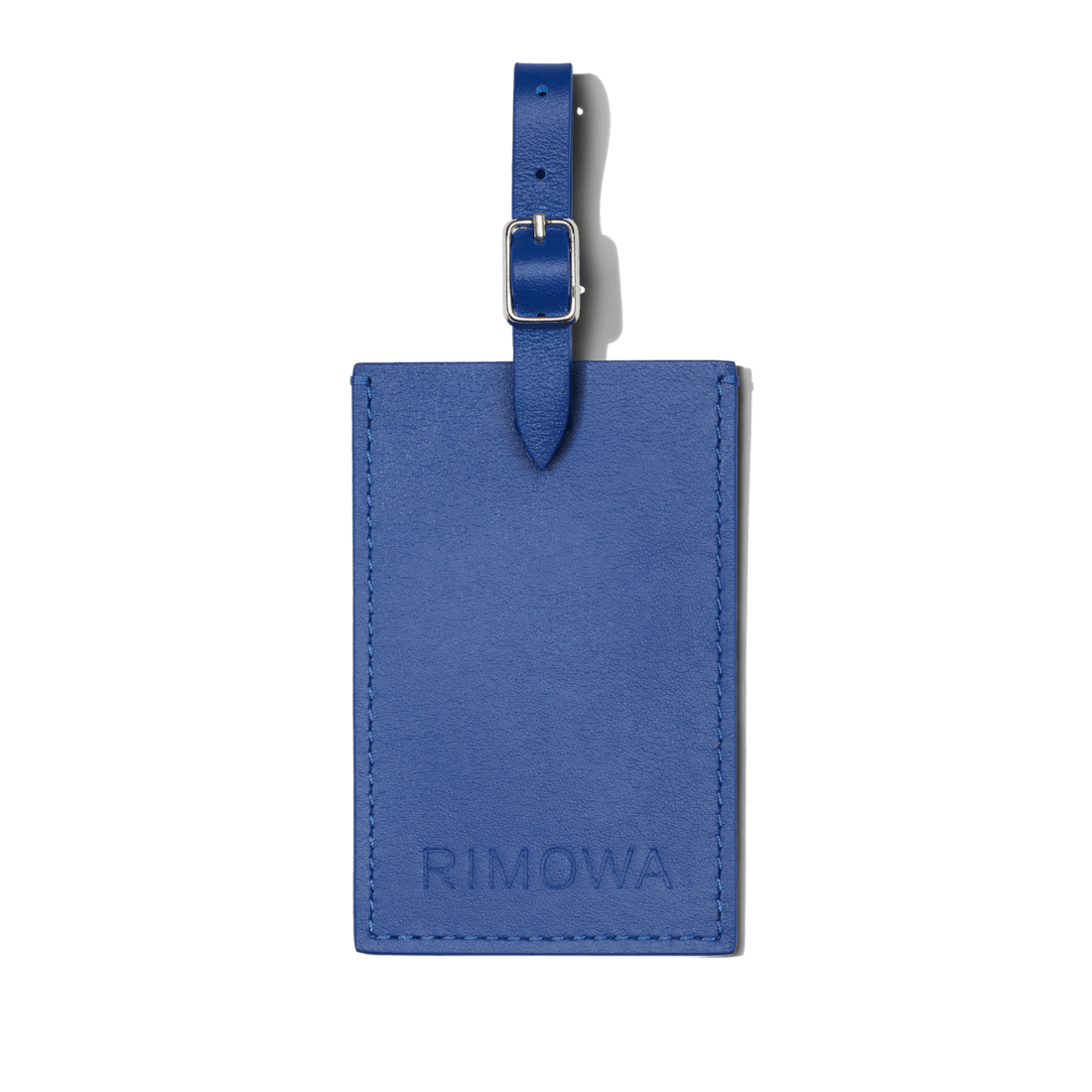 Rimowa Etiqueta de equipaje de cuero personalizada azul océano Último día