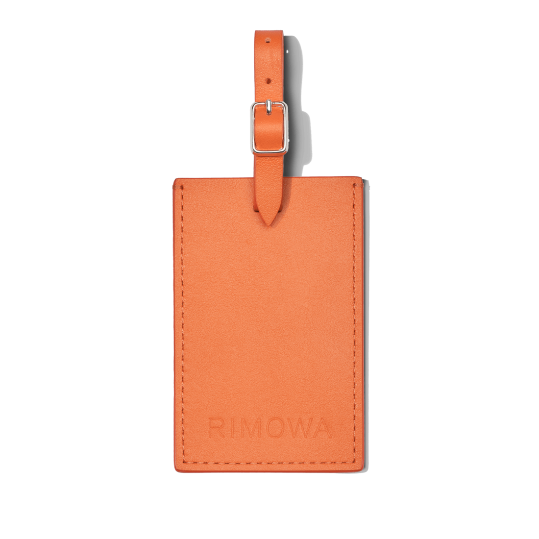 Rimowa Etiqueta de equipaje de cuero personalizada naranja clementina Precio de fábrica