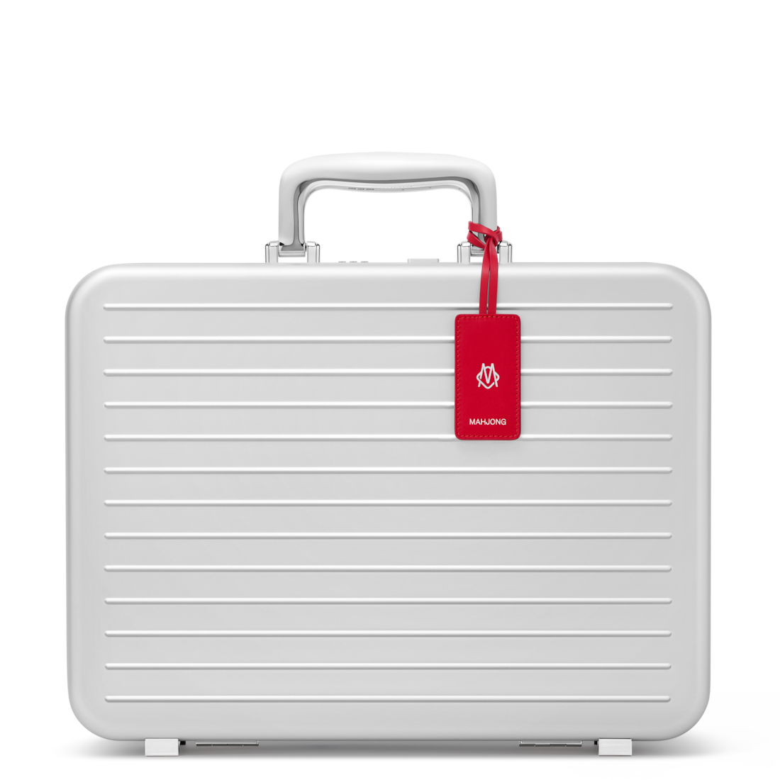 Rimowa Estuche Mahjong Attaché - Estuche de aluminio plateado Promoción trimestral