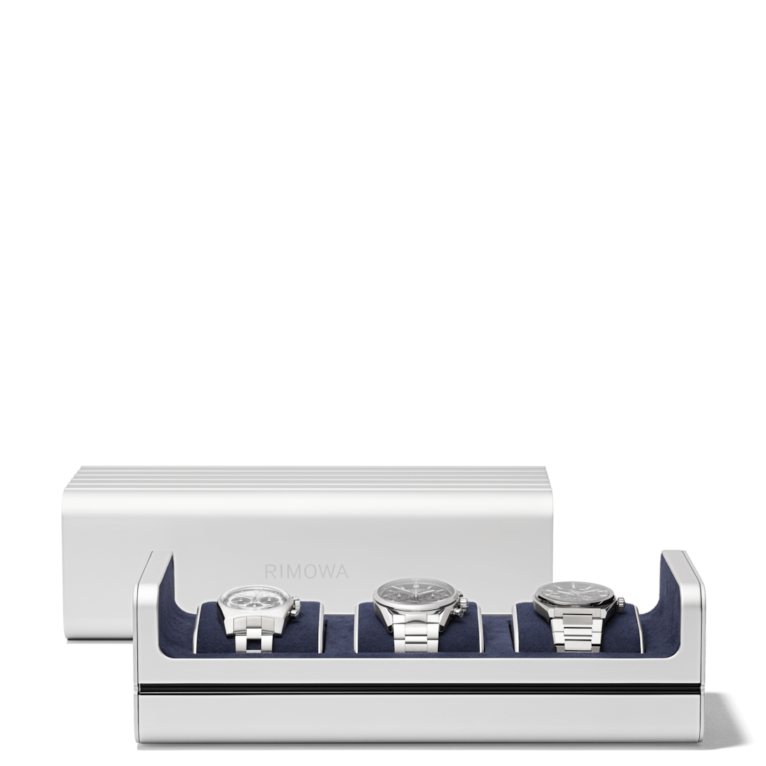 Rimowa Caja de reloj de aluminio para 3 relojes Solo queda un día