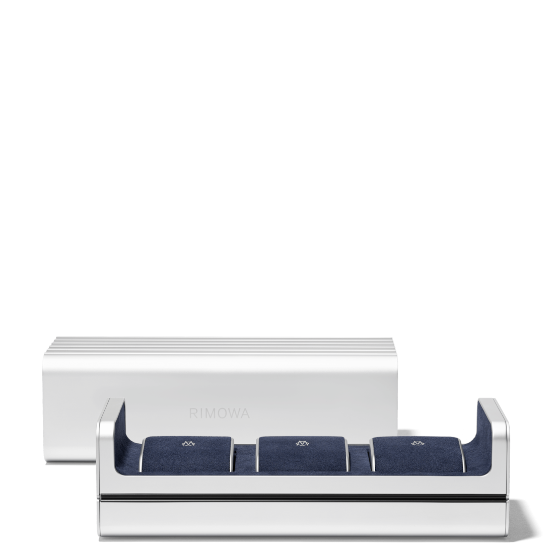 Rimowa Caja de reloj de aluminio para 3 relojes Solo queda un día