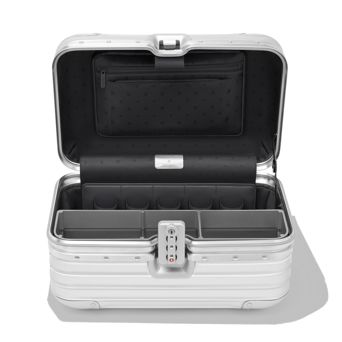 Rimowa Vanity Case de aluminio plateado Liquidación
