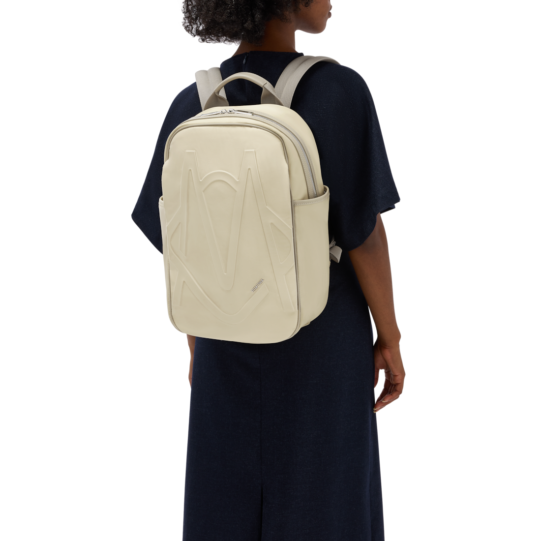 Rimowa Mochila mediana Signature de nailon ECONYL® - Beige Sans Tienda