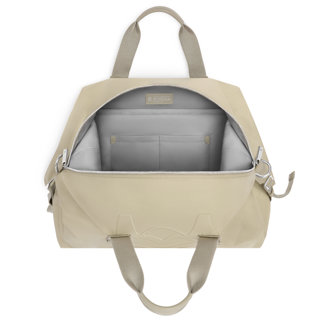 Rimowa Bolsa de viaje Signature de nailon ECONYL® - Beige Sand Oferta especial