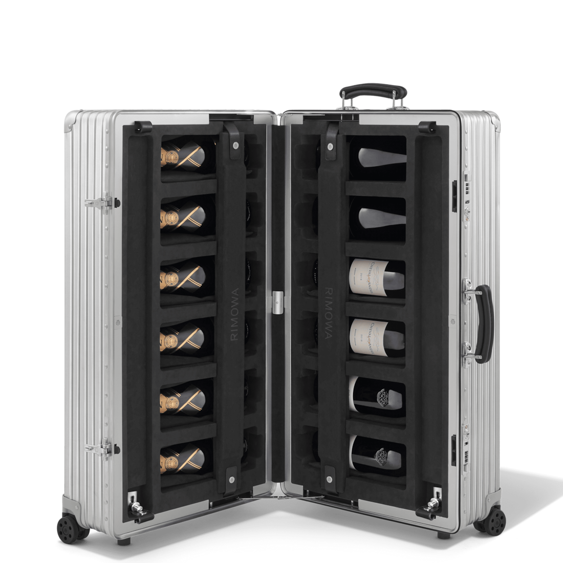 Rimowa Twelve Bottle Carrier Case plateado Los más vendidos
