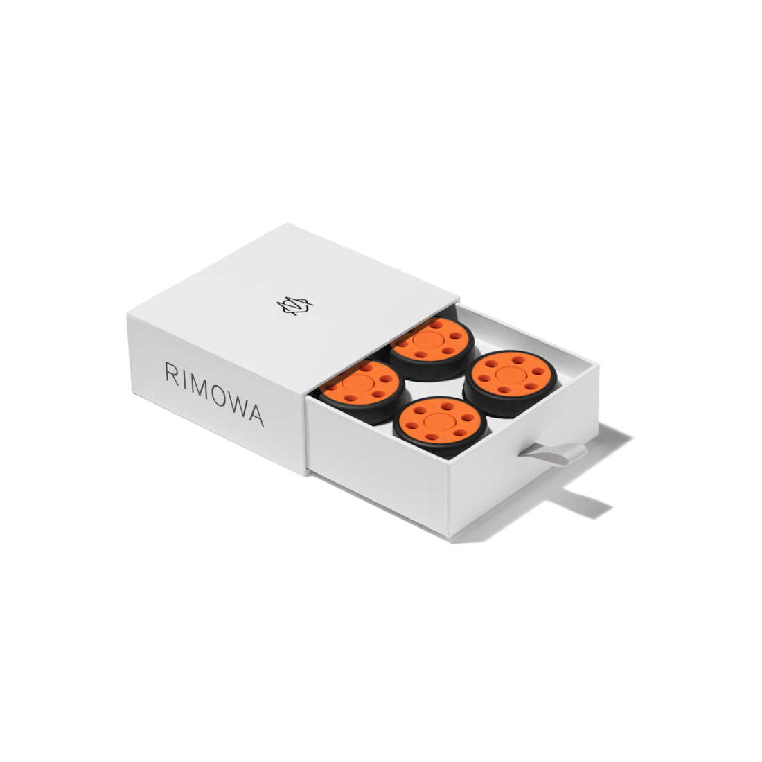 Rimowa Juego de ruedas de equipaje naranja clementina Tienda de fábrica