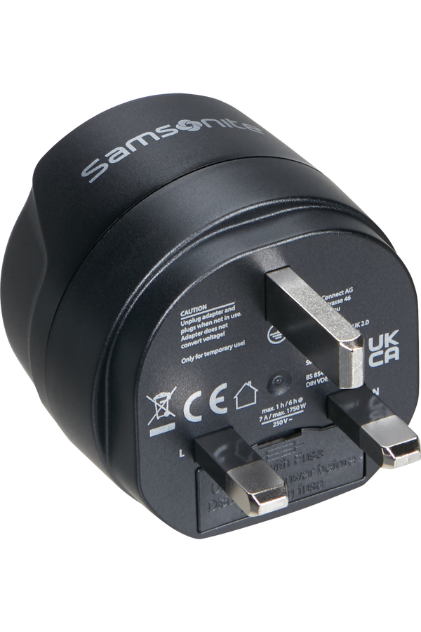 Samsonite Travel Accessories Adaptadores Europa a Reino Unido Últimos 2 días