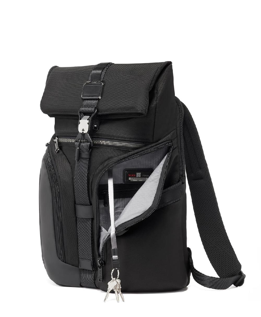 Tumi Alpha Bravo Mochila con solapa Logistics Rebajas baratas