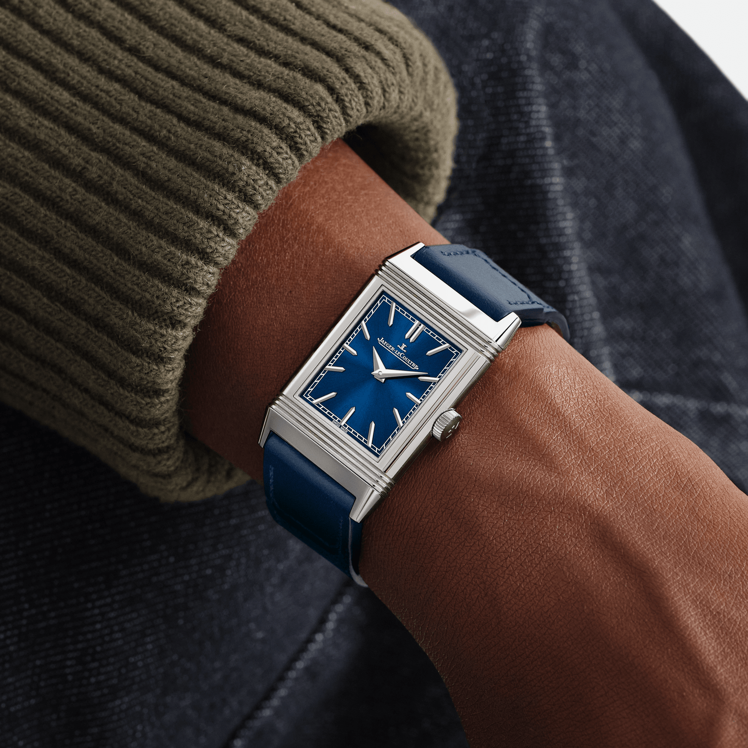 Jaeger-LeCoultre Reloj manual para hombre en acero inoxidable Reverso Tribute Monoface Q716848J Limitado a 3 días