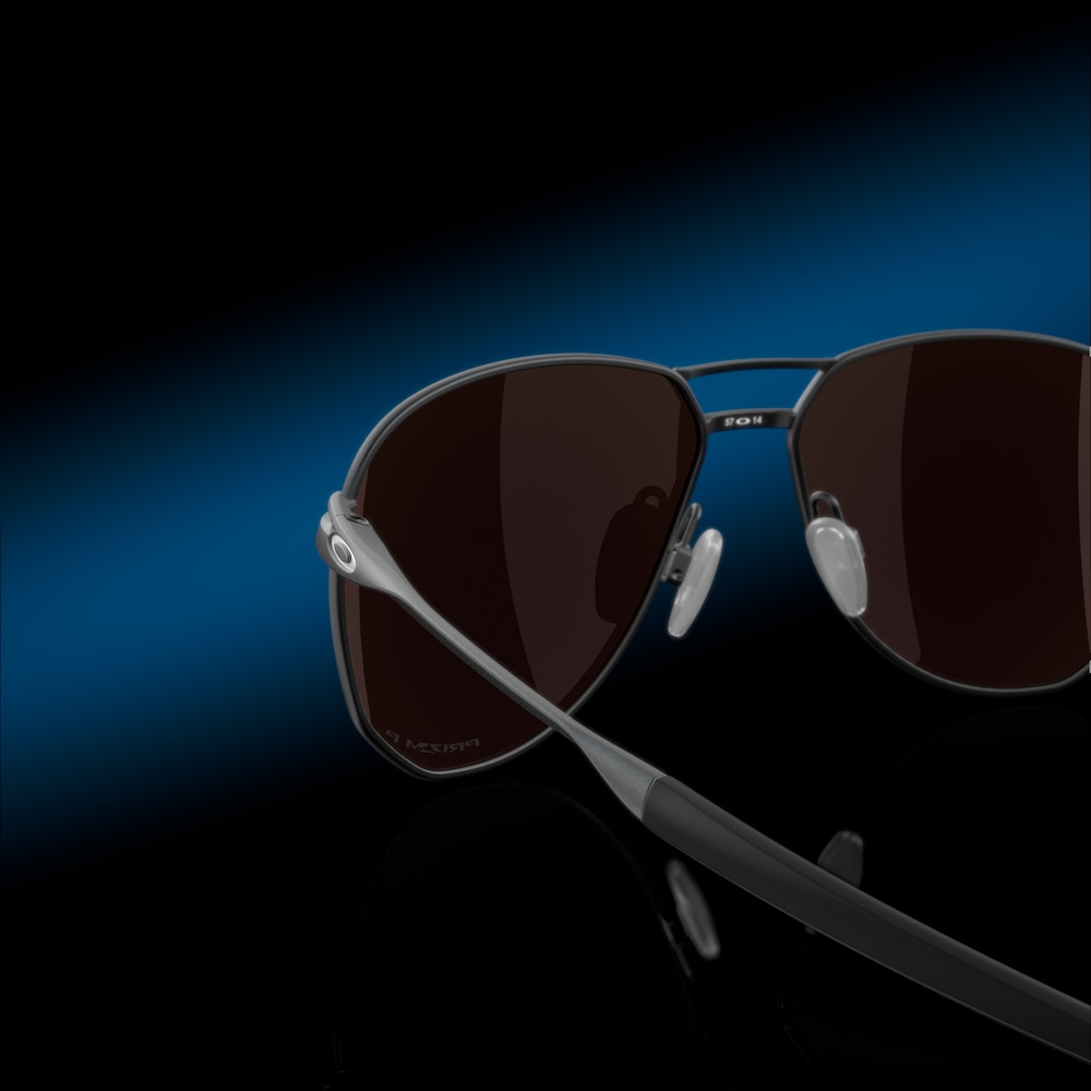 Oakley Gafas de sol Contrail TI en Prizm Sapphire Polarized Satin Light Steel Venta caliente