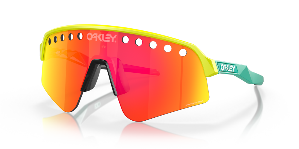 Oakley Gafas de sol Sutro Lite Sweep (Vented) en Prizm Ruby Tennis Ball Yellow Oferta especial de fábrica