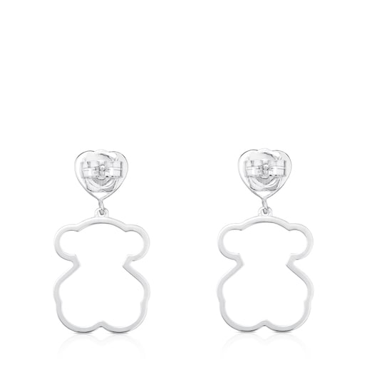 Tous Pendientes de plata New Silueta Precios de Black Friday