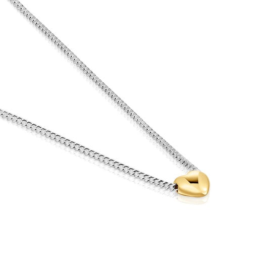 Tous Collar corto corazón bicolor My Other Half Oferta exclusiva