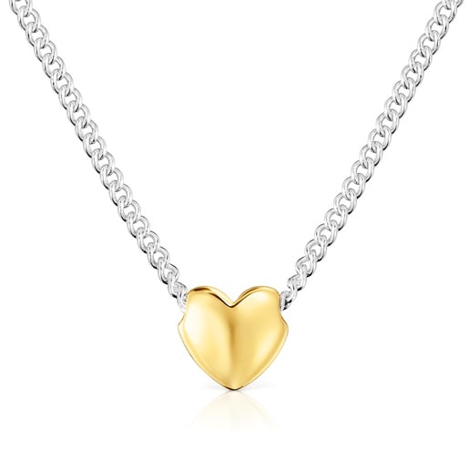 Tous Collar corto corazón bicolor My Other Half Oferta exclusiva