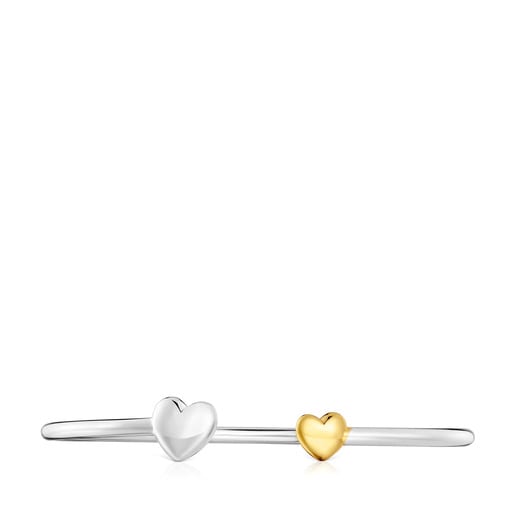Tous Pulsera esclava corazón bicolor My Other Half Rebajas baratas