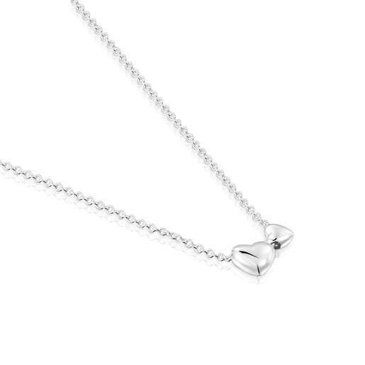Tous Collar corto de plata motivos corazón Garden Of Love Los más vendidos