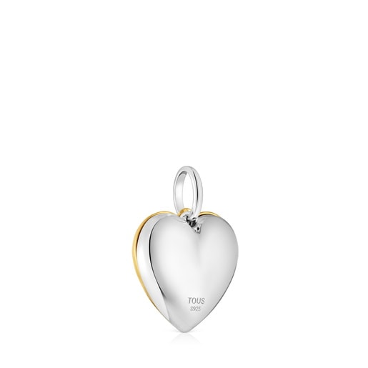 Tous Colgante doble corazón bicolor Medallions Oferta especial de fábrica