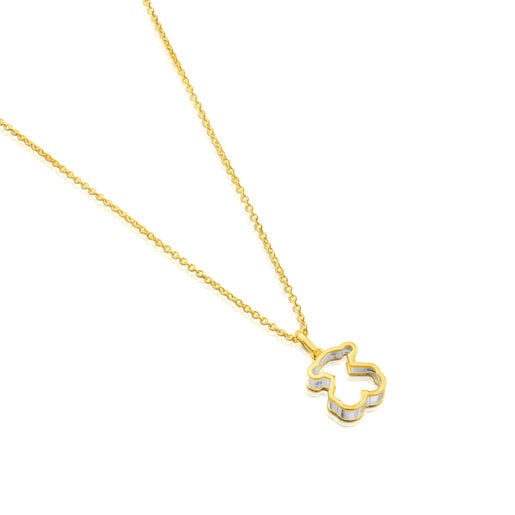 Tous Collar con baño de oro 18 kt sobre plata Galaxy Limitado a 3 días