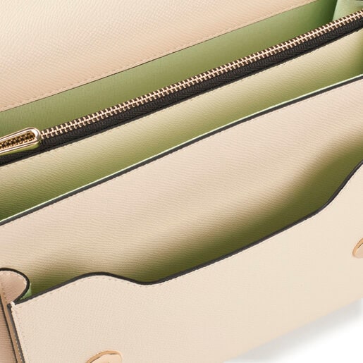 Tous Bandolera mediana Audree beige TOUS La Rue New En línea