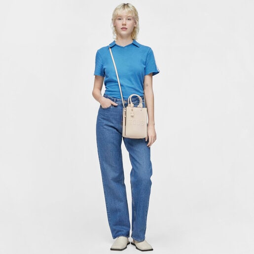 Tous Mini bolso Pop beige TOUS La Rue New Rebajas top