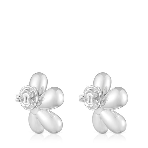 Tous Pendientes flor bicolor y perlas cultivadas 27 mm Daisy Devoluciones gratuitas
