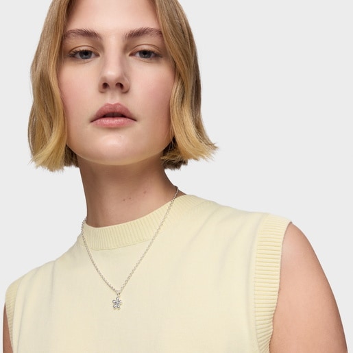 Tous Collar corto flor de plata Daisy 2025