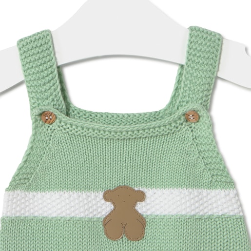 Tous Ranita de punto de bebé Tricot a rayas verde Envío gratis