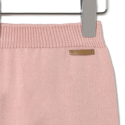Tous Conjunto de punto de bebé Tricot a rayas rosa COMPRAR AHORA