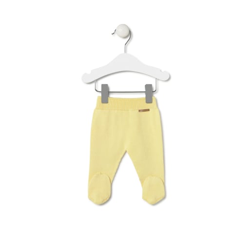 Tous Conjunto de punto de bebé Tricot a rayas amarillo ÚLTIMAS EDICIONES