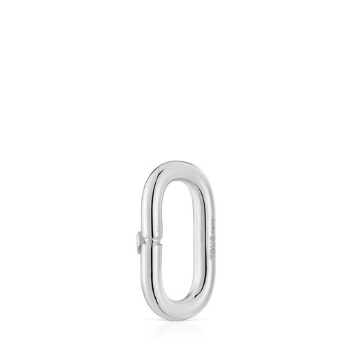 Tous Anilla mediana de plata Hold Oval Envío internacional gratuito