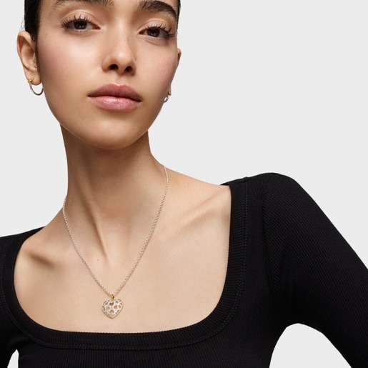 Tous Colgante corazón bicolor Medallions Limitado a 3 días