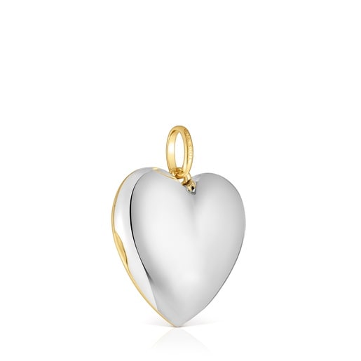 Tous Colgante corazón bicolor Medallions En oferta