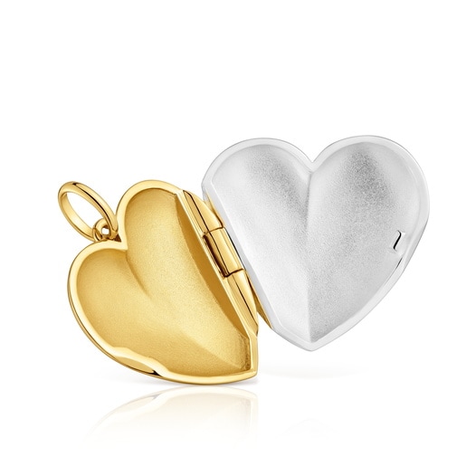 Tous Colgante corazón bicolor Medallions En oferta