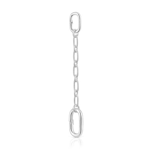 Tous Colgante cadena de plata y anilla Hold Oval Libre de impuestos