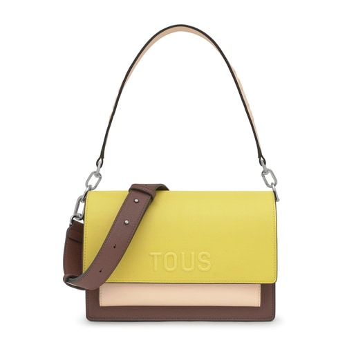 Tous Bandolera mediana lima y nude Audree Saffiano Devoluciones gratuitas