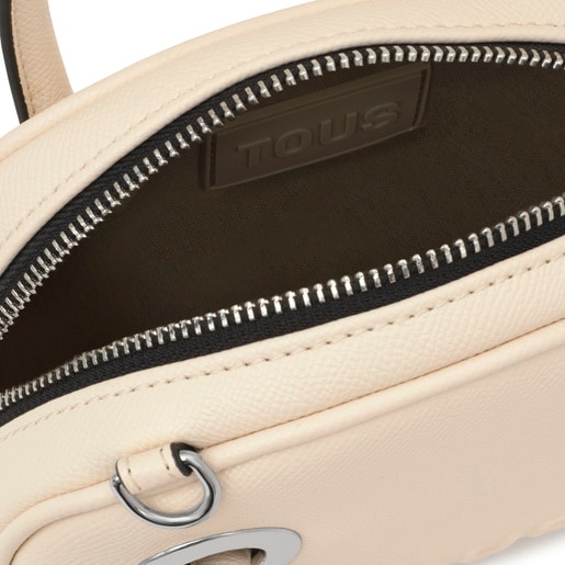 Tous Bowling pequeño beige TOUS Poppy Venta caliente