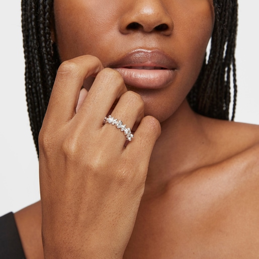Tous Anillo mediano de plata motivos oso Bold Bear Rebajas baratas
