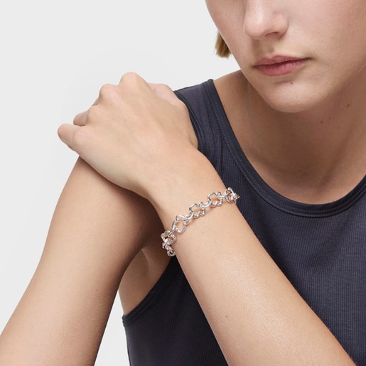 Tous Pulsera de plata motivo 0 8cm. Carrusel Descuento